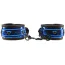 Фіксатори для рук та ніг Whipsmart Diamond Collection Deluxe Universal Buckle Cuffs, сині - Фото №3