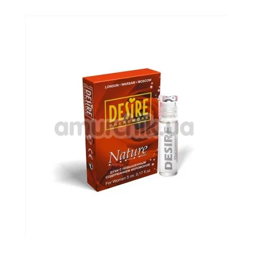 Духи с феромонами Desire Premium Nature Line 1, реплика Hugo Boss - Deep red, 5 мл для женщин