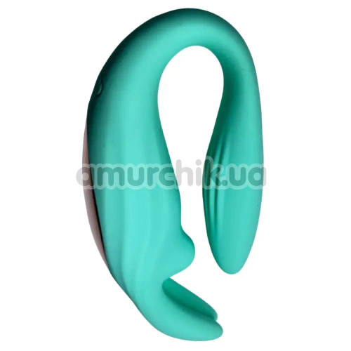 Вибратор Passion Play Rabbit Couple Vibe With Remote, бирюзвый