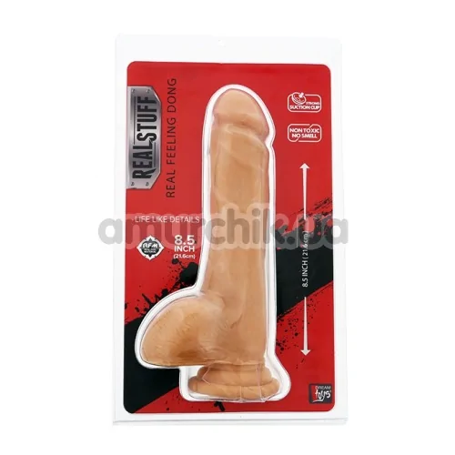 Фаллоимитатор Realstuff Real Feeling Dong 8.5, телесный