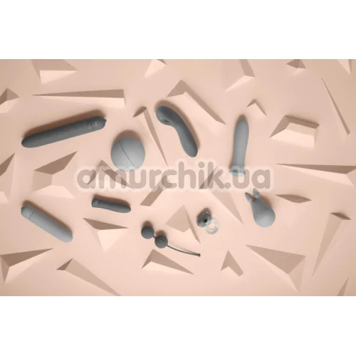 Клиторальный вибратор Perlesque Eris, серый