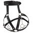 Портупея Behave! Luxury Fetish Breast Harness With O-Ring Chains, чорна - Фото №1