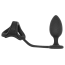 Анальная пробка с эрекционным кольцом Ramrod Cockstrap With Anal Plug, черная - Фото №4