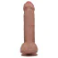 Фаллоимитатор Dual-Layered Silicone Nature Cock LV411043, светло-коричневый - Фото №4