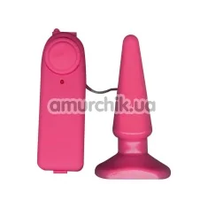 Анальная пробка с вибрацией Funky Vibrating Buttplug, розовая - Фото №1
