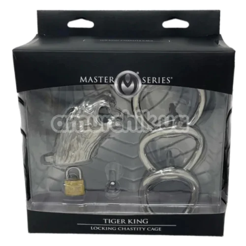 Пояс верности Master Series Tiger King, серебряный