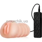 Штучна вагіна з вібрацією Realstuff Lifelike Vibrating Stroker 21212, тілесна - Фото №1