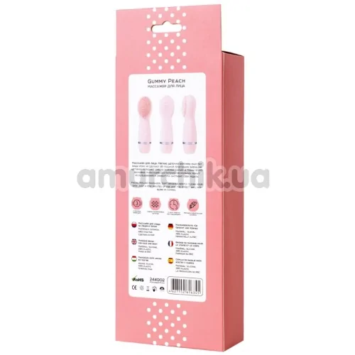 Массажер для лица Yovee Proface Gummy Peach, розовый
