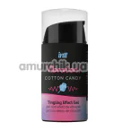 Возбуждающий гель с эффектом вибрации Intt Vibration Cotton Candy Tingling Effect Gel - сахарная вата, 15 мл - Фото №1
