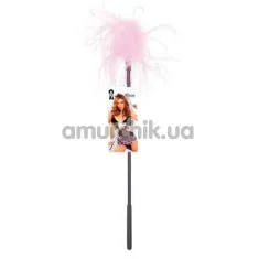 Перышко для ласк Lux Fetish Feather Tickler, розовое - Фото №1