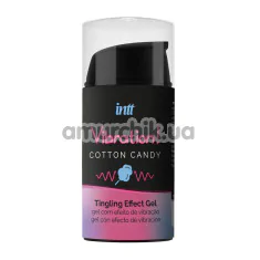 Збуджуючий гель з ефектом вібрації Intt Vibration Cotton Candy Tingling Effect Gel - цукрова вата, 15 мл - Фото №1
