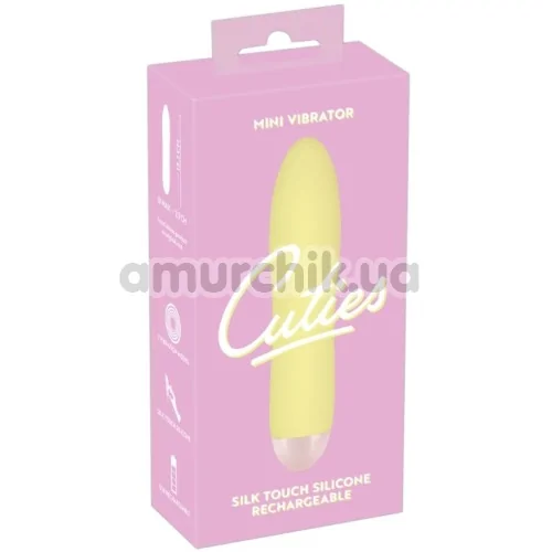 Вібратор Mini Vibrator Cuties Yellow, жовтий