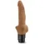 Вибратор Dr. Skin Cock Vibe 12, коричневый - Фото №1