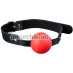 Кляп Solid Silicone Ball Gag, червоний - Фото №1