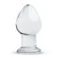 Анальна пробка Gildo Handmade Glass Buttplug No.26, прозора - Фото №1