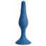Анальна пробка Loveshop Silicone Conical Plug Small, синя - Фото №1