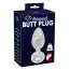 Анальна пробка з прозорим кристалом Sextreme Steel Diamond Putt Plug S, срібна - Фото №5
