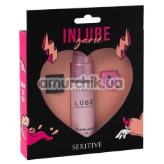 Набор Sexitive Inlube Game: лубрикант Lube More Play + секс-игра кубики - Фото №1