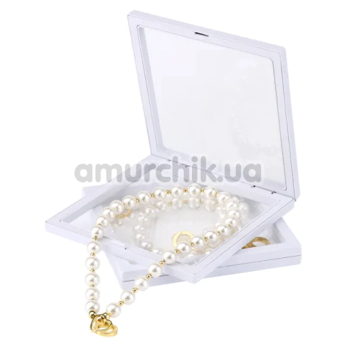 Бондажний набір Lockink Sevanda Pearl Handcuffs & Anklecuffs, білий