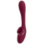 Вибратор S Pleasures Premium Dual Pleasure, бордовый - Фото №2