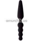 Анальний стимулятор Ass-Jacker Buttplug, чорний - Фото №1