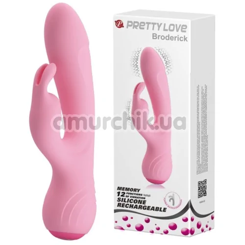 Вибратор Pretty Love Broderick, розовый