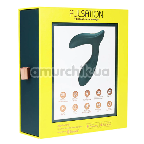 Вібростимулятор простати Adrien Lastic Pulsation, зелений