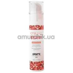 Массажное масло с согревающим эффектом Exsens Strawberry Massage - клубника, 50 мл - Фото №1