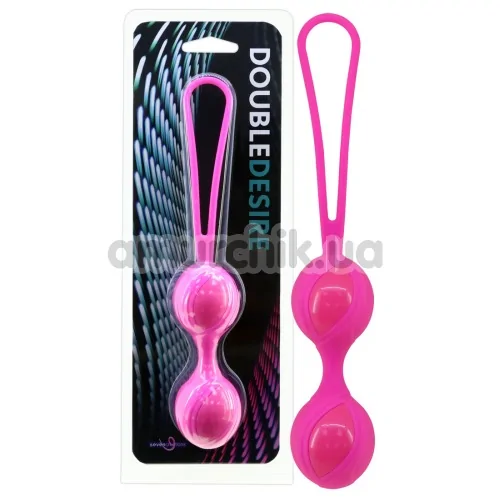 Вагинальные шарики Double Desire, розовые