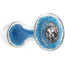 Анальна пробка Stardust Premium Glass Plug Glam, блакитна - Фото №6