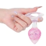 Анальная пробка Liebe Seele Crystal Heart-Shaped Anal Plug Medium, розовая - Фото №2