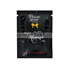 Массажное масло Plaisirs Secrets Paris Huile Massage Oil Fraise Strawberry - клубника, 3 мл - Фото №1
