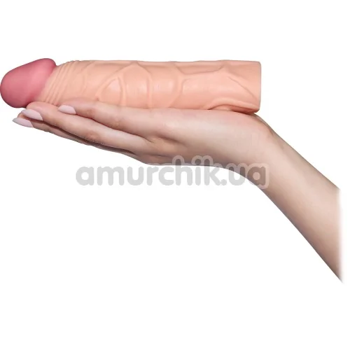 Насадка - удлинитель пениса Lovetoy Pleasure X-Tender Series LV1051, телесная
