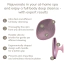 Щетка для тела Geske Body Brush 4 in 1 Suction Mount Metal, светло-розовая - Фото №7
