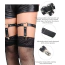 Подвязки для чулок Star Night Double Straps Heart O Ring, черные - Фото №2