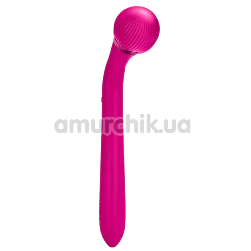 Ультразвуковий масажер для обличчя Geske Sonic Facial Roller 4 in 1, яскраво-рожевий