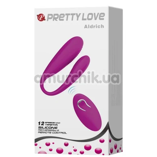 Вібратор Pretty Love Aldrich, фіолетовий
