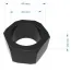 Эрекционное кольцо Get Lock Nust Bolts Cock Ring, черное - Фото №4
