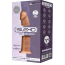 Вибратор SilexD Premium Silicone Dildo Model 2 Size 7, телесный - Фото №3