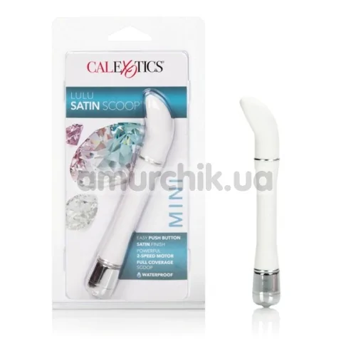 Вибратор для точки G Lulu Satin Scoop, белый