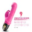 Вибратор с толчками и вращением головки Thrusting Vibrator Zing, розовый - Фото №6