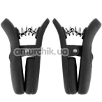 Затискачі для сосків з вібрацією Bedroom Fantasies Vibrating Nipple Clamps, чорні - Фото №1
