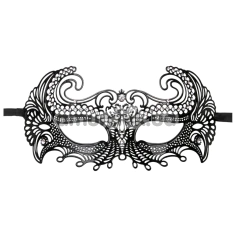 Маска на глаза металлическая Easy Toys Venetiaans Masker, черная - Фото №1