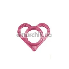 Ерекційне кільце в блістері Grass & Co Love Ring, рожеве - Фото №1
