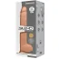Фалоімітатор SilexD Premium Silicone Dildo Model 1 Size 15, тілесний - Фото №3