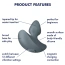 Анальная пробка с вибрацией Satisfyer Booty Absolute Beginners 1, серая - Фото №5