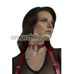 Чокер Feral Feelings O-Ring Collar, червоний - Фото №1