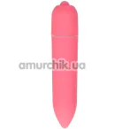 Кліторальный вібратор Shots Toys Power Bullet, рожевий - Фото №1