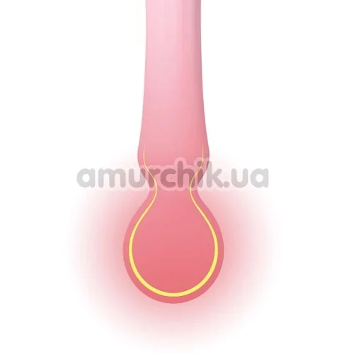 Універсальний вібромасажер з підігрівом Zalo Confidence Pre-Heating Wand Massager, рожевий