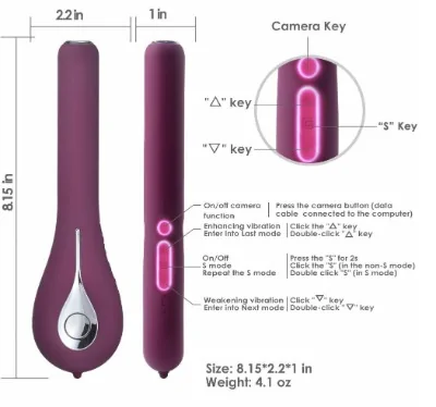 Вибратор с видеокамерой Svakom Siime Eye Camera Vibrator